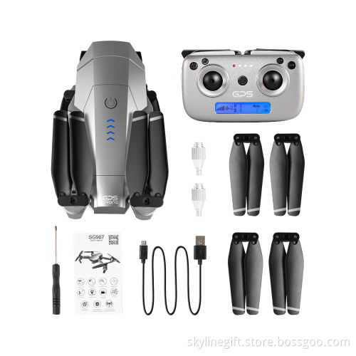 SG907 Drone 4k Camera X50 ZOOM Wide Anti-shake 5G WIFI FPV Gesture photo GPS Professional Dron RC Helicopter Quadcopter Xmas